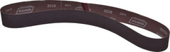 Norton - 2" Wide x 48" OAL, 120 Grit, Aluminum Oxide Abrasive Belt - Aluminum Oxide, Fine, Coated, X Weighted Cloth Backing, Series R228 - Exact Tooling