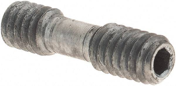 Cutting Tool Technologies - Hex Socket Differential Screw for Indexable T-Slot Milling Cutters - #8-32 Thread, For Use with Wedges - Exact Tooling