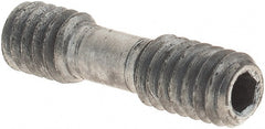Cutting Tool Technologies - Hex Socket Differential Screw for Indexable T-Slot Milling Cutters - #8-32 Thread, For Use with Wedges - Exact Tooling