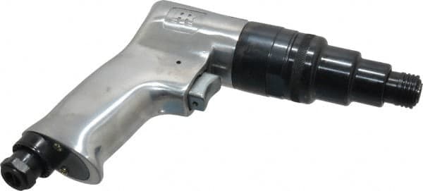 Ingersoll-Rand - 1/4" Bit Holder, 1,800 RPM, Pistol Grip Handle Air Screwdriver - 10 Ft/Lb Torque, 1/4 NPT Inlet, 29 CFM - Exact Tooling