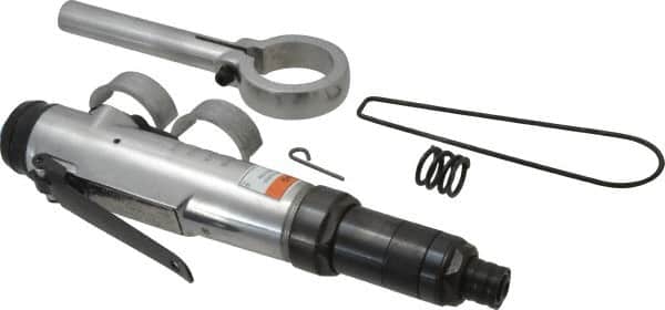 Ingersoll-Rand - 1/4" Bit Holder, 1,000 RPM, Inline Handle Air Screwdriver - 13 to 75 In/Lb Torque, 16 CFM - Exact Tooling