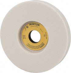 Norton - 7" Diam x 1-1/4" Hole x 1" Thick, I Hardness, 46 Grit Surface Grinding Wheel - Aluminum Oxide, Type 5, Coarse Grade, 3,600 Max RPM, Vitrified Bond, One-Side Recess - Exact Tooling