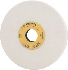 Norton - 7" Diam x 1-1/4" Hole x 1" Thick, I Hardness, 60 Grit Surface Grinding Wheel - Aluminum Oxide, Type 5, Medium Grade, 3,600 Max RPM, Vitrified Bond, One-Side Recess - Exact Tooling