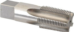 Reiff & Nestor - 3/4-14 NPT Thread, 5 Flute Standard Pipe Tap - 3-1/4" OAL, 1-3/8" Thread Length, 29/32" Shank Diam, Bright Finish, High Speed Steel - Exact Tooling