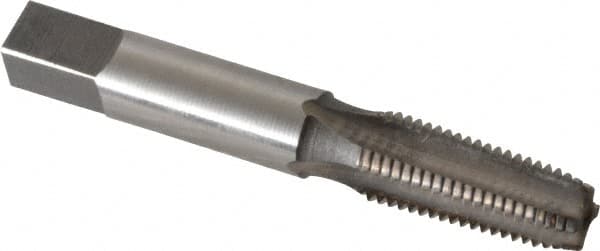 Reiff & Nestor - 1/16-27 NPTF Thread, 4 Flute Standard Pipe Tap - 2-1/8" OAL, 11/16" Thread Length, 5/16" Shank Diam, Bright Finish, High Speed Steel - Exact Tooling