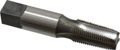 Reiff & Nestor - 1/8-27 NPTF Thread, 4 Flute Standard Pipe Tap - 2-1/8" OAL, 3/4" Thread Length, 7/16" Shank Diam, Bright Finish, High Speed Steel - Exact Tooling