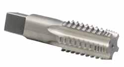 Reiff & Nestor - 3/4-14 NPT, 5 Flutes, Bright Finish, High Speed Steel, Interrupted Thread Pipe Tap - Exact Tooling