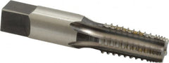 Reiff & Nestor - 1/8-27 NPTF, 5 Flutes, Bright Finish, High Speed Steel, Interrupted Thread Pipe Tap - Exact Tooling