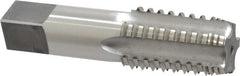 Reiff & Nestor - 1/2-14 NPTF, 5 Flutes, Bright Finish, High Speed Steel, Interrupted Thread Pipe Tap - Exact Tooling