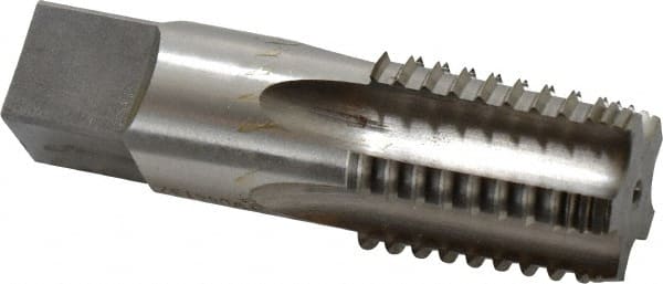 Reiff & Nestor - 3/4-14 NPTF, 5 Flutes, Bright Finish, High Speed Steel, Interrupted Thread Pipe Tap - Exact Tooling