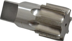 Reiff & Nestor - 2 - 11-1/2 NPSF Thread, 7 Flute Standard Pipe Tap - 4-1/2" OAL, 1-3/4" Thread Length, 1-7/8" Shank Diam, Bright Finish, High Speed Steel - Exact Tooling