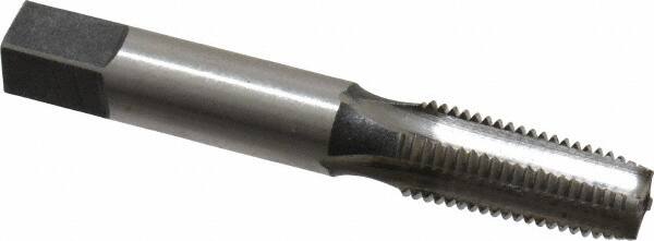 Reiff & Nestor - 1/16-27 NPTF Thread, 4 Flute Standard Pipe Tap - 2-1/8" OAL, 11/16" Thread Length, 5/16" Shank Diam, Oxide Finish, High Speed Steel - Exact Tooling