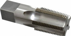 Reiff & Nestor - 1 - 11-1/2 NPTF Thread, 5 Flute Standard Pipe Tap - 3-3/4" OAL, 1-3/4" Thread Length, 1-1/8" Shank Diam, Oxide Finish, High Speed Steel - Exact Tooling