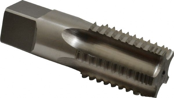Reiff & Nestor - 1 - 11-1/2 NPT, 5 Flutes, Bright Finish, High Speed Steel, Interrupted Thread Pipe Tap - Exact Tooling