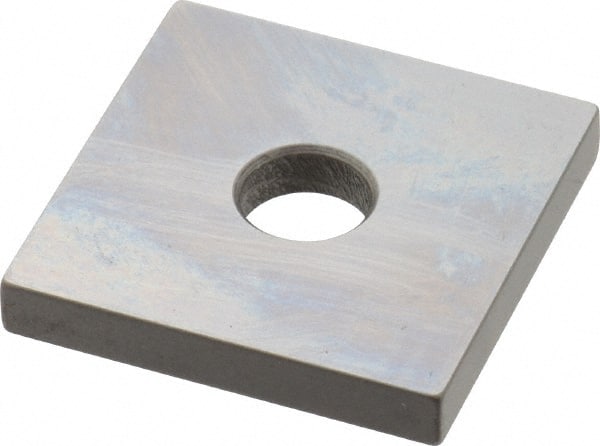 Mitutoyo - 0.141" Square Steel Gage Block - Accuracy Grade 0, Includes Certificate of Inspection - Exact Tooling
