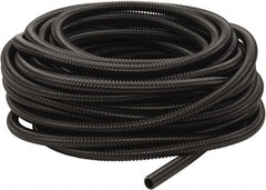 Hubbell Wiring Device-Kellems - 1/2" Trade Size, 100' Long, Flexible Liquidtight Conduit - PVC, 16.1mm ID, Black - Exact Tooling