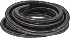 Hubbell Wiring Device-Kellems - 1-1/2" Trade Size, 50' Long, Flexible Liquidtight Conduit - PVC, 40.3mm ID, Black - Exact Tooling