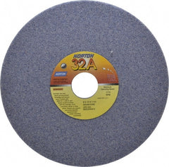 Norton - 8" Diam x 1-1/4" Hole x 1/4" Thick, H Hardness, 46 Grit Surface Grinding Wheel - Aluminum Oxide, Type 1, Coarse Grade, 3,105 Max RPM, Vitrified Bond, No Recess - Exact Tooling