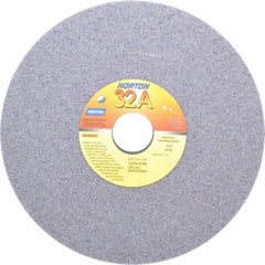 Norton - 8" Diam x 1-1/4" Hole x 1" Thick, K Hardness, 46 Grit Surface Grinding Wheel - Aluminum Oxide, Type 1, Coarse Grade, 3,600 Max RPM, Vitrified Bond, No Recess - Exact Tooling