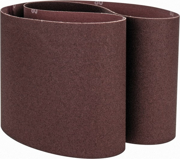 Norton - 6" Wide x 48" OAL, 80 Grit, Aluminum Oxide Abrasive Belt - Aluminum Oxide, Medium, Coated, X Weighted Cloth Backing, Series R228 - Exact Tooling