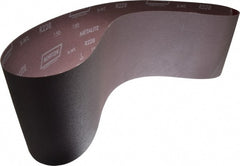 Norton - 6" Wide x 48" OAL, 150 Grit, Aluminum Oxide Abrasive Belt - Aluminum Oxide, Very Fine, Coated, X Weighted Cloth Backing, Series R228 - Exact Tooling