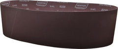Norton - 6" Wide x 48" OAL, 180 Grit, Aluminum Oxide Abrasive Belt - Aluminum Oxide, Very Fine, Coated, X Weighted Cloth Backing, Series R228 - Exact Tooling