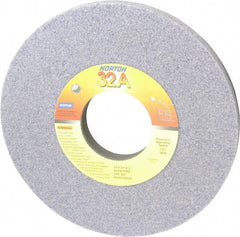 Norton - 10" Diam x 3" Hole x 3/4" Thick, I Hardness, 46 Grit Surface Grinding Wheel - Aluminum Oxide, Type 1, Coarse Grade, 2,485 Max RPM, Vitrified Bond, No Recess - Exact Tooling