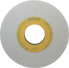 Norton - 10" Diam x 3" Hole x 1" Thick, I Hardness, 46 Grit Surface Grinding Wheel - Aluminum Oxide, Type 1, Coarse Grade, 2,485 Max RPM, Vitrified Bond, No Recess - Exact Tooling