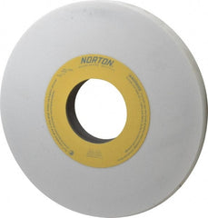 Norton - 10" Diam x 3" Hole x 1" Thick, K Hardness, 60 Grit Surface Grinding Wheel - Aluminum Oxide, Type 1, Medium Grade, 2,485 Max RPM, Vitrified Bond, No Recess - Exact Tooling