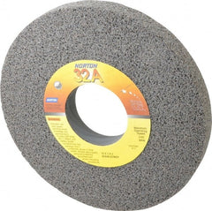 Norton - 10" Diam x 3" Hole x 1" Thick, G Hardness, 46 Grit Surface Grinding Wheel - Aluminum Oxide, Type 1, Coarse Grade, 2,485 Max RPM, Vitrified Bond, No Recess - Exact Tooling