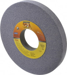 Norton - 10" Diam x 3" Hole x 1" Thick, J Hardness, 46 Grit Surface Grinding Wheel - Aluminum Oxide, Type 1, Coarse Grade, 2,485 Max RPM, Vitrified Bond, No Recess - Exact Tooling