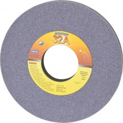 Norton - 10" Diam x 3" Hole x 1" Thick, K Hardness, 46 Grit Surface Grinding Wheel - Aluminum Oxide, Type 1, Coarse Grade, 2,485 Max RPM, Vitrified Bond, No Recess - Exact Tooling