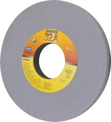 Norton - 10" Diam x 3" Hole x 1" Thick, K Hardness, 80 Grit Surface Grinding Wheel - Aluminum Oxide, Type 1, Medium Grade, 2,485 Max RPM, Vitrified Bond, No Recess - Exact Tooling