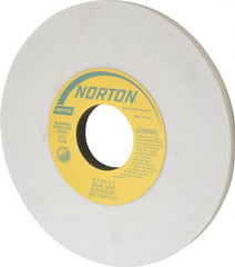 Norton - 12" Diam x 3" Hole x 3/4" Thick, J Hardness, 46 Grit Surface Grinding Wheel - Aluminum Oxide, Type 1, Coarse Grade, 2,070 Max RPM, Vitrified Bond, No Recess - Exact Tooling