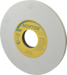 Norton - 12" Diam x 3" Hole x 3/4" Thick, I Hardness, 60 Grit Surface Grinding Wheel - Aluminum Oxide, Type 1, Medium Grade, 2,070 Max RPM, Vitrified Bond, No Recess - Exact Tooling