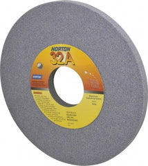 Norton - 12" Diam x 3" Hole x 3/4" Thick, I Hardness, 46 Grit Surface Grinding Wheel - Aluminum Oxide, Type 1, Coarse Grade, 2,070 Max RPM, Vitrified Bond, No Recess - Exact Tooling