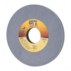 Norton - 12" Diam x 3" Hole x 1" Thick, K Hardness, 60 Grit Surface Grinding Wheel - Aluminum Oxide, Type 1, Medium Grade, 2,070 Max RPM, Vitrified Bond, No Recess - Exact Tooling