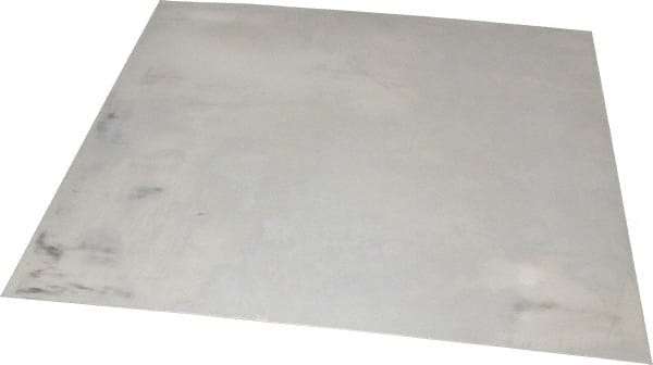Made in USA - 0.024 Inch Thick x 12 Inch Wide x 12 Inch Long, 304 Stainless Steel Sheet - Cold Rolled, Bright Finish, #2B - Exact Tooling