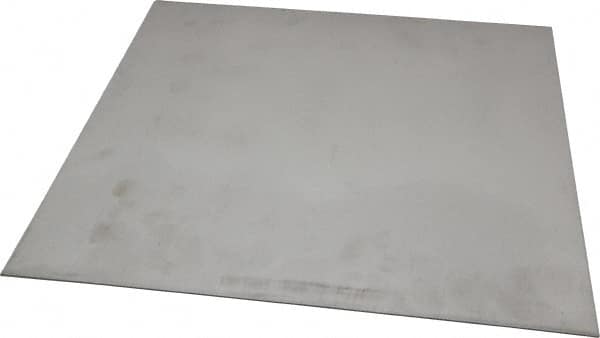 Made in USA - 0.075 Inch Thick x 12 Inch Wide x 12 Inch Long, 304 Stainless Steel Sheet - Cold Rolled, Bright Finish, #2B - Exact Tooling