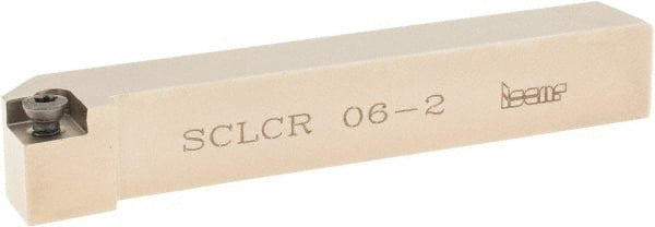 Iscar - SCLC, Right Hand Cut, 3/8" Shank Height x 3/8" Shank Width, Neutral Rake Indexable Turning Toolholder - 2-1/2" OAL, CC.T 2 Insert Compatibility, Series Isoturn - Exact Tooling
