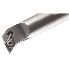 Iscar - 0.629" Min Bore Diam, 6" OAL, 1/2" Shank Diam, S-SDUC Indexable Boring Bar - DC.. 2 Insert, Screw Holding Method - Exact Tooling