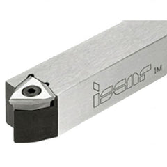 Iscar - SWDP, Left Hand Cut, 45° Lead Angle, 12mm Shank Height x 12mm Shank Width, Positive Rake Indexable Turning Toolholder - 150mm OAL, WPE.. Insert Compatibility, Series Isoturn - Exact Tooling