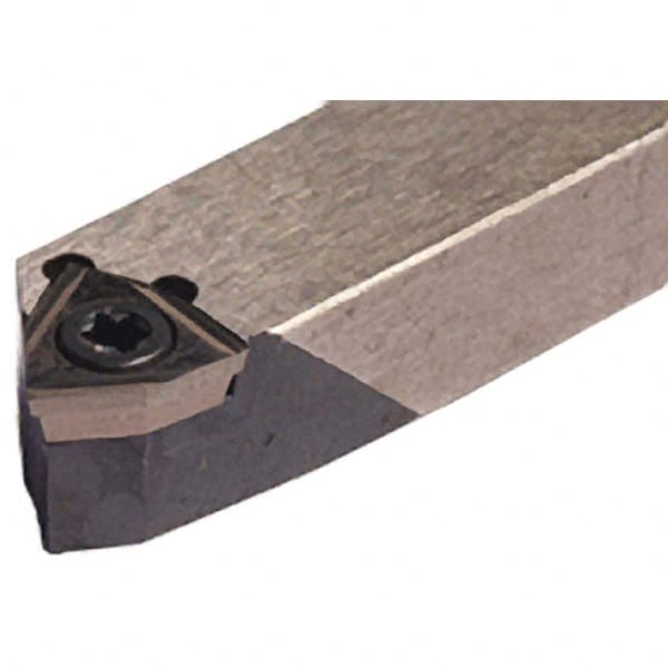 Iscar - SWEP, Right Hand Cut, 60° Lead Angle, 12mm Shank Height x 12mm Shank Width, Positive Rake Indexable Turning Toolholder - 150mm OAL, WPE..0503.. Insert Compatibility, Series Isoturn - Exact Tooling