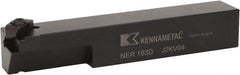 Kennametal - External Thread, Right Hand Cut, 25.4mm Shank Width x 25.4mm Shank Height Indexable Threading Toolholder - 152.4mm OAL, N.3L Insert Compatibility, NE Toolholder, Series Top Notch - Exact Tooling