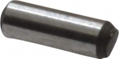 Value Collection - 1/16" Diam x 3/16" Pin Length Grade 8 Alloy Steel Standard Dowel Pin - C 50-58 Hardness, 800 Lb Breaking Strength, 1 Beveled & 1 Rounded End - Exact Tooling