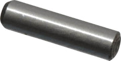 Value Collection - 1/16" Diam x 1/4" Pin Length Grade 8 Alloy Steel Standard Dowel Pin - C 50-58 Hardness, 800 Lb Breaking Strength, 1 Beveled & 1 Rounded End - Exact Tooling