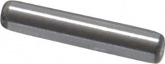Value Collection - 1/16" Diam x 5/16" Pin Length Grade 8 Alloy Steel Standard Dowel Pin - C 50-58 Hardness, 800 Lb Breaking Strength, 1 Beveled & 1 Rounded End - Exact Tooling
