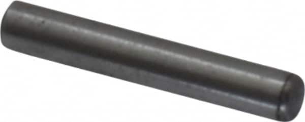 Value Collection - 1/16" Diam x 3/8" Pin Length Grade 8 Alloy Steel Standard Dowel Pin - C 50-58 Hardness, 800 Lb Breaking Strength, 1 Beveled & 1 Rounded End - Exact Tooling