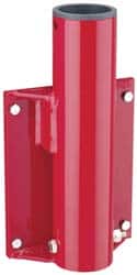 THERN - 8 Inches Long x 3.88 Inches Wide x 14.56 Inches Deep x 1/2 Inches Thick Davit Crane Wall Mount Base - 7 Inches Distance Between Mounting Hole Centers, 0.41 Inches Hole Diameter, Enamel Finish - Exact Tooling