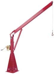 THERN - 1,500 Lbs. Limit Spur Gear Hand Winch - 112-3/4 Inch Overall Height, 32.88 Inch Base Height, Enamel Finish - Exact Tooling